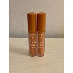 2X Set NYX Professional Makeup This Is Milky Gloss MILK & HUNNY Lip Gloss New